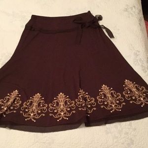 Vintage brown Ann Taylor loft skirt